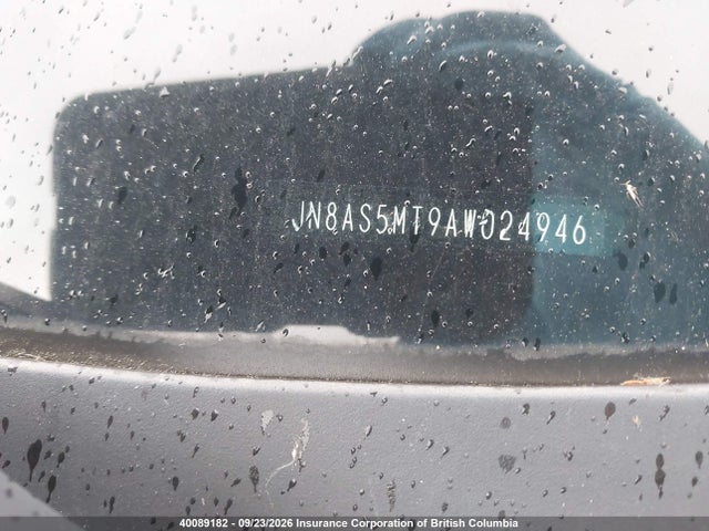40089182 :رقم المزاد ، JN8AS5MT9AW024946 vin ، 2010 Nissan Rogue مزاد بيع