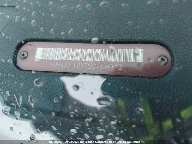 Aukcja sprzedaży 2006 Nissan Altima S/sl, vin: 1N4AL11D76C208943, numer aukcji: 40089204