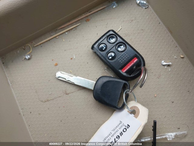 Aukcja sprzedaży 2009 Honda Odyssey Ex, vin: 5FNRL38439B504564, numer aukcji: 40089227