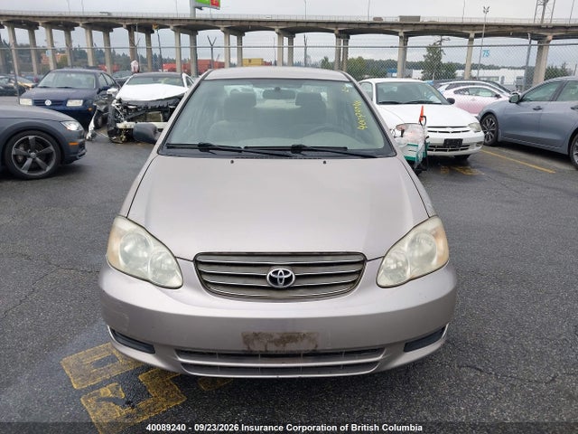 Продаж на аукціоні авто 2003 Toyota Corolla Ce/le/s, vin: 2T1BR32E63C741675, номер лоту: 40089240