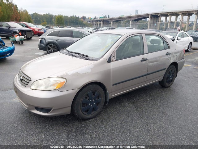 Продаж на аукціоні авто 2003 Toyota Corolla Ce/le/s, vin: 2T1BR32E63C741675, номер лоту: 40089240