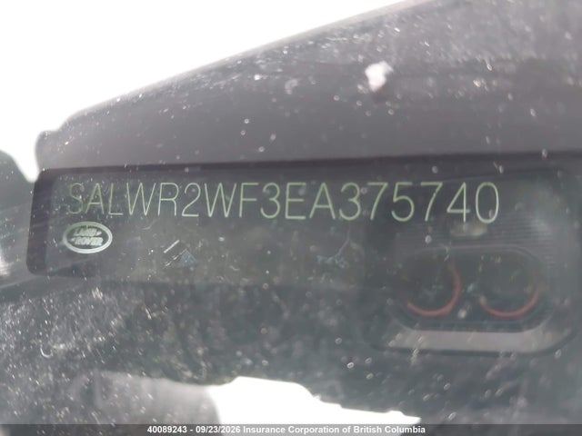 2014 Land Rover Range Rover Sport Hse მანქანა იყიდება აუქციონზე, vin: SALWR2WF3EA375740, აუქციონის ნომერი: 40089243