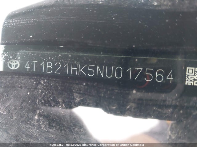 Toyota Camry 2022 4T1B21HK5NU017564 Image 18