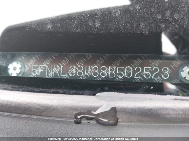 2008 Honda Odyssey Ex მანქანა იყიდება აუქციონზე, vin: 5FNRL38438B502523, აუქციონის ნომერი: 40089278