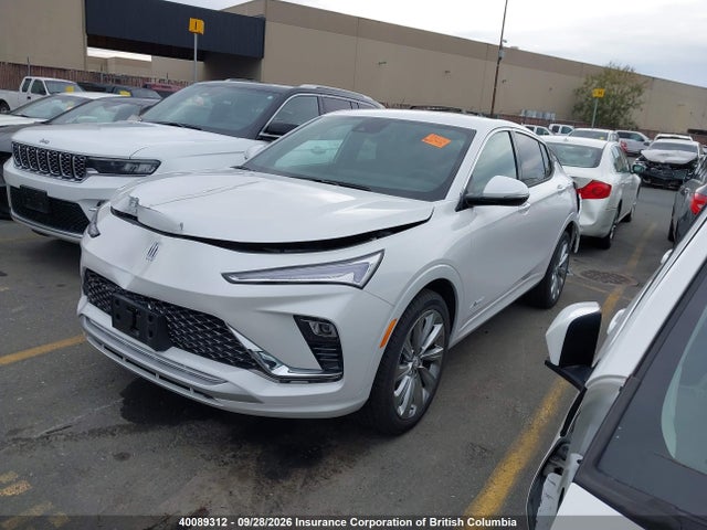 40089312 :رقم المزاد ، KL47LCE26SB231150 vin ، 2025 Buick Envista Avenir مزاد بيع