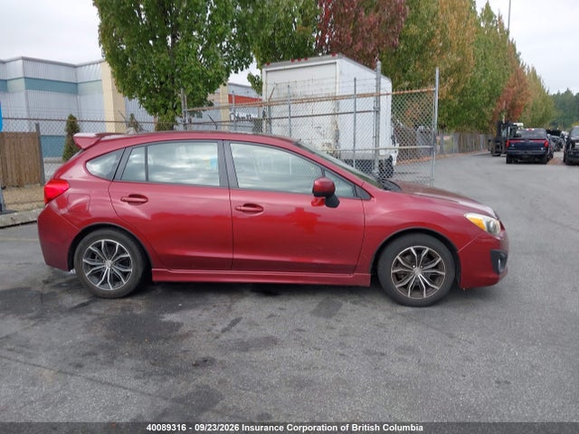 Aukcja sprzedaży 2012 Subaru Impreza 2.0i Touring Package, vin: JF1GPAD6XCH219218, numer aukcji: 40089316