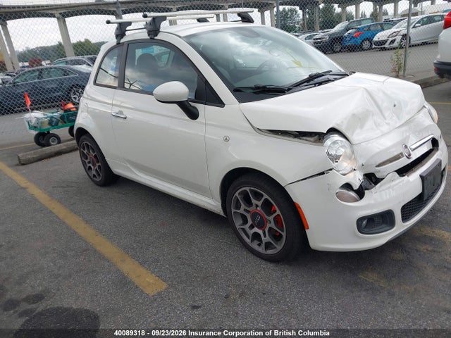 40089318 :رقم المزاد ، 3C3CFFBR2DT684377 vin ، 2013 Fiat 500 مزاد بيع