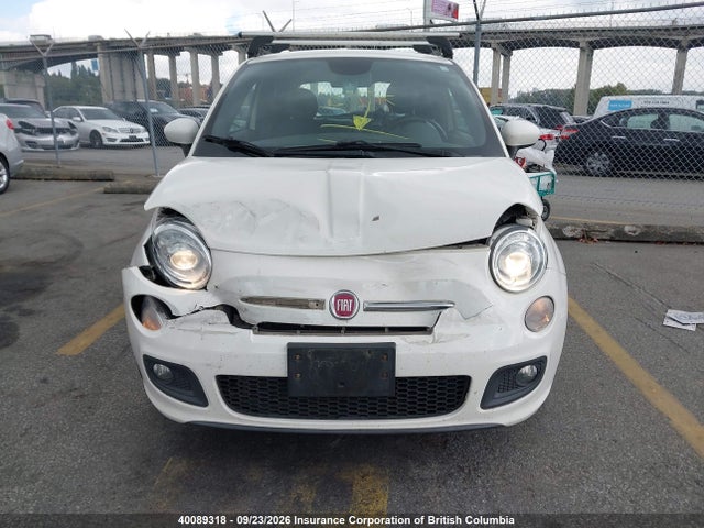 40089318 :رقم المزاد ، 3C3CFFBR2DT684377 vin ، 2013 Fiat 500 مزاد بيع