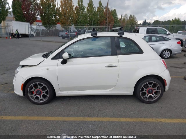 40089318 :رقم المزاد ، 3C3CFFBR2DT684377 vin ، 2013 Fiat 500 مزاد بيع