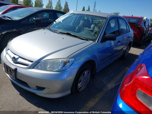 40084380 :رقم المزاد ، 2HGES16314H932590 vin ، 2004 Honda Civic Dx Vp مزاد بيع