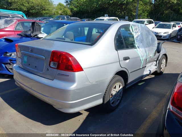 40084380 :رقم المزاد ، 2HGES16314H932590 vin ، 2004 Honda Civic Dx Vp مزاد بيع