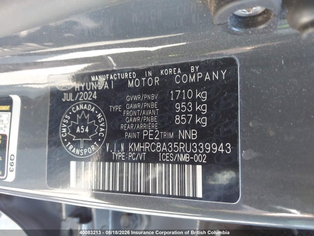Hyundai Venue Sel/limited 2024 KMHRC8A35RU339943 Image 9