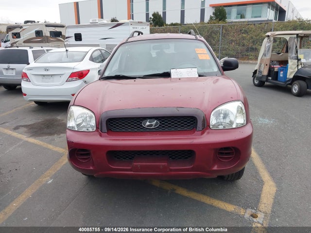 Продаж на аукціоні авто 2002 Hyundai Santa Fe, vin: KM8SB73D12U205912, номер лоту: 40085755