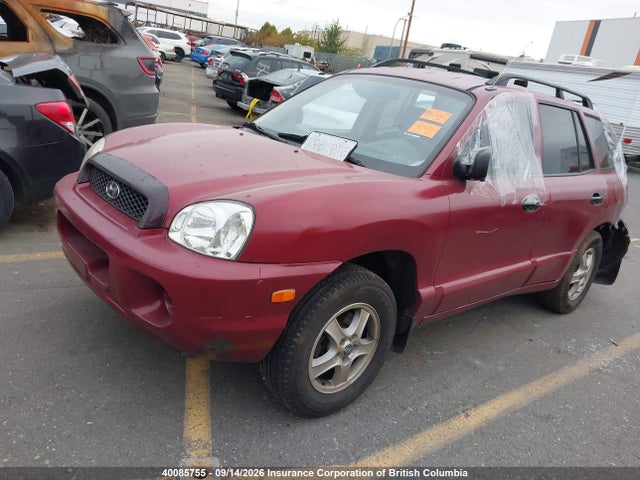 Продаж на аукціоні авто 2002 Hyundai Santa Fe, vin: KM8SB73D12U205912, номер лоту: 40085755