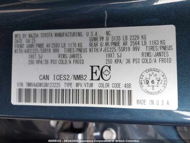 Mazda CX-50 2025 7MMVAADW5SN123225 Image 9