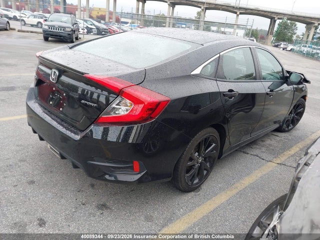 40089344 :رقم المزاد ، 2HGFC2F85LH028923 vin ، 2020 Honda Civic مزاد بيع