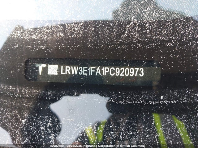 LRW3E1FA1PC920973 Tesla MODEL 3
