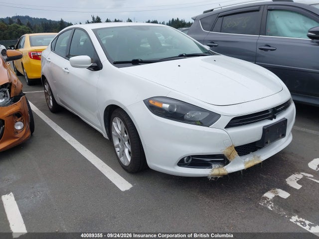 Auction sale of the 2013 Dodge Dart Sxt/rallye, vin: 1C3CDFBAXDD301016, lot number: 40089355