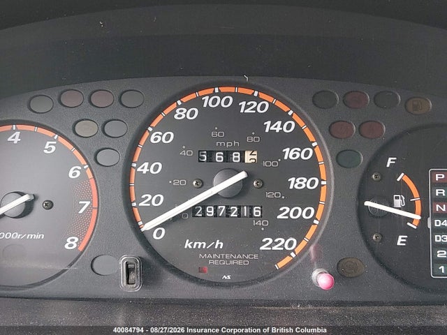 40084794 :رقم المزاد ، JHLRD1859WC808715 vin ، 1998 Honda Cr-v Ex مزاد بيع