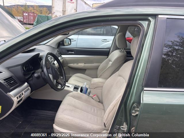 2011 Subaru Outback 2.5i Premium მანქანა იყიდება აუქციონზე, vin: 4S4BRCHC6B3327966, აუქციონის ნომერი: 40089361