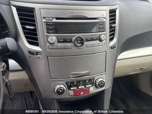 2011 Subaru Outback 2.5i Premium მანქანა იყიდება აუქციონზე, vin: 4S4BRCHC6B3327966, აუქციონის ნომერი: 40089361