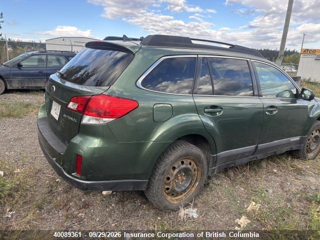 2011 Subaru Outback 2.5i Premium მანქანა იყიდება აუქციონზე, vin: 4S4BRCHC6B3327966, აუქციონის ნომერი: 40089361
