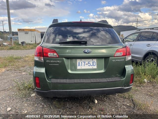 2011 Subaru Outback 2.5i Premium მანქანა იყიდება აუქციონზე, vin: 4S4BRCHC6B3327966, აუქციონის ნომერი: 40089361