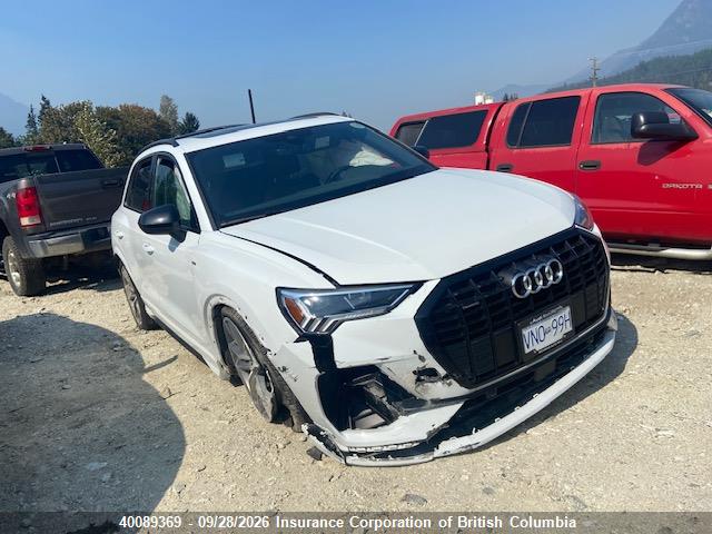 40089369 :رقم المزاد ، WA1DECF34R1039388 vin ، 2024 Audi Q3 مزاد بيع