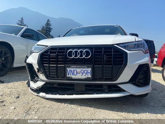 40089369 :رقم المزاد ، WA1DECF34R1039388 vin ، 2024 Audi Q3 مزاد بيع