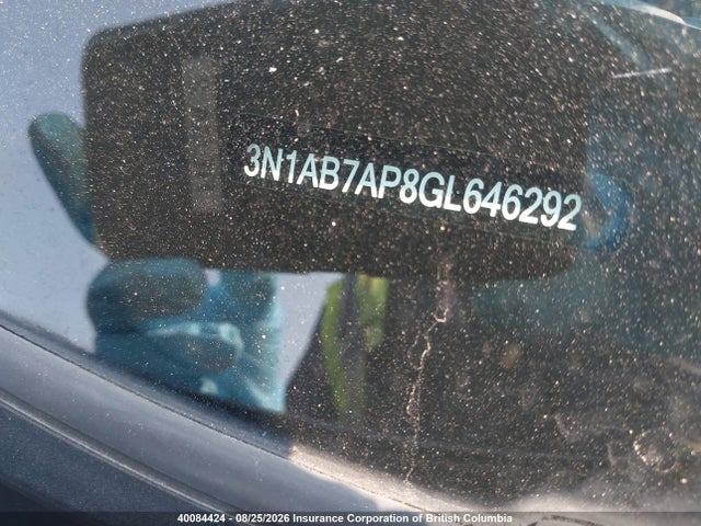 Aukcja sprzedaży 2016 Nissan Sentra S/sv/sr/sl, vin: 3N1AB7AP8GL646292, numer aukcji: 40084424