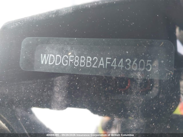 40089395 :رقم المزاد ، WDDGF8BB2AF443605 vin ، 2010 Mercedes-benz C 300 4matic مزاد بيع