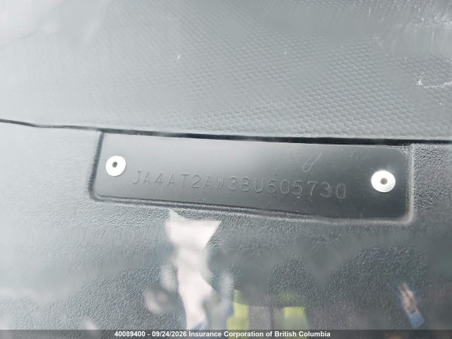 40089400 :رقم المزاد ، JA4AT2AW3BU605730 vin ، 2011 Mitsubishi Outlander Es مزاد بيع