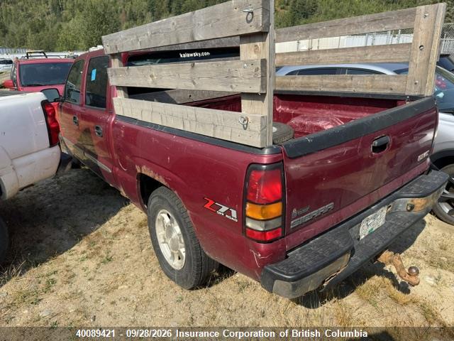 40089421 :رقم المزاد ، 2GTEK13TX51319543 vin ، 2005 Gmc New Sierra K1500 مزاد بيع