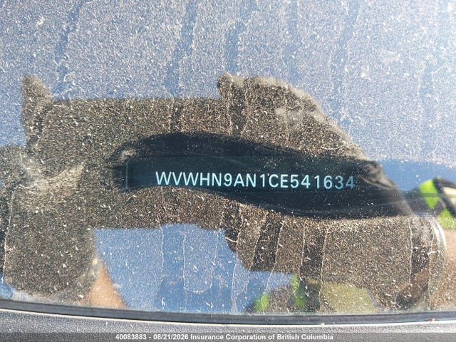Продажа на аукционе авто 2012 Volkswagen Cc Luxury, vin: WVWHN9AN1CE541634, номер лота: 40083883