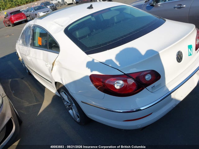 Продажа на аукционе авто 2012 Volkswagen Cc Luxury, vin: WVWHN9AN1CE541634, номер лота: 40083883