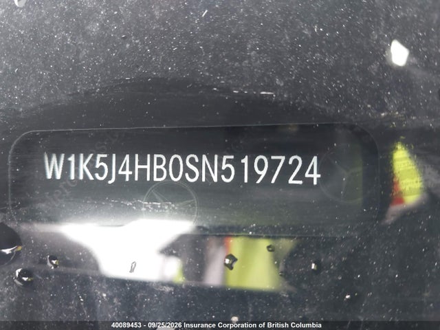 Продажа на аукционе авто 2025 Mercedes-benz Cla 250 4matic, vin: W1K5J4HB0SN519724, номер лота: 40089453
