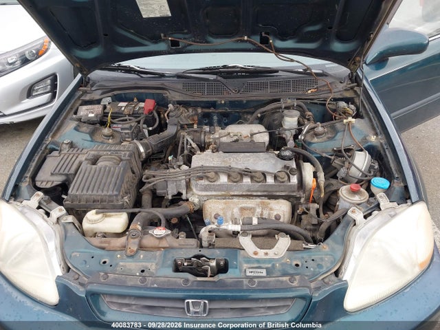 1998 Honda Civic Si Si მანქანა იყიდება აუქციონზე, vin: 1HGEJ8277WL802825, აუქციონის ნომერი: 40083783