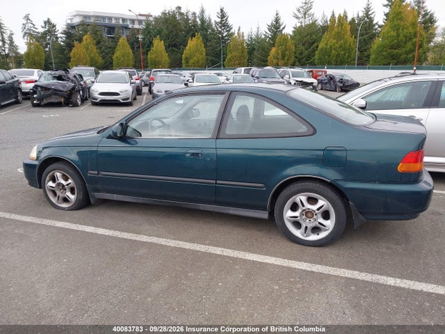 1998 Honda Civic Si Si მანქანა იყიდება აუქციონზე, vin: 1HGEJ8277WL802825, აუქციონის ნომერი: 40083783