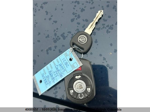 40089557 :رقم المزاد ، 1G6DW677050165885 vin ، 2005 Cadillac Sts مزاد بيع