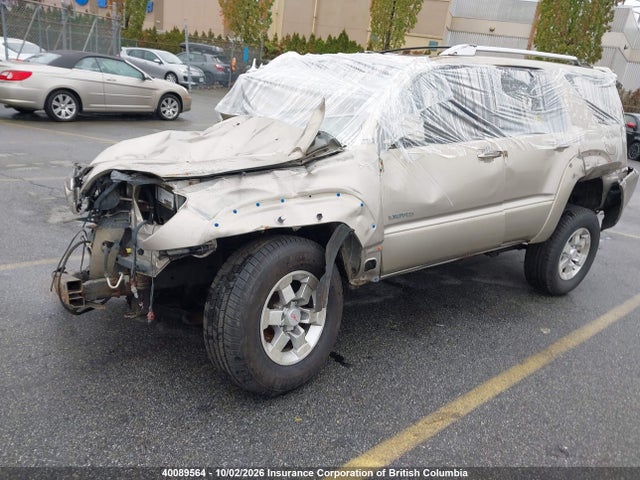 2003 Toyota 4runner Limited V8 მანქანა იყიდება აუქციონზე, vin: JTEBT17R230019837, აუქციონის ნომერი: 40089564