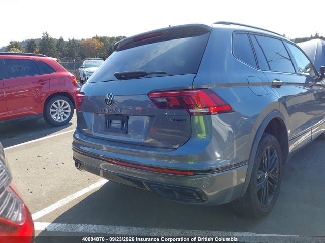 3VV8B7AX1NM009359 Volkswagen Tiguan Se R-line Black