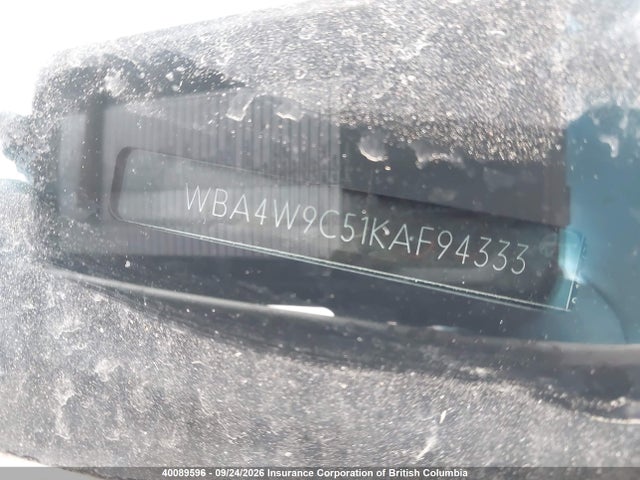 40089596 :رقم المزاد ، WBA4W9C51KAF94333 vin ، 2019 Bmw 440i مزاد بيع
