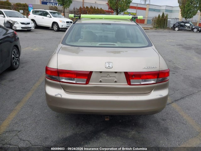 Aukcja sprzedaży 2003 Honda Accord Lx, vin: 1HGCM55403A812750, numer aukcji: 40089603