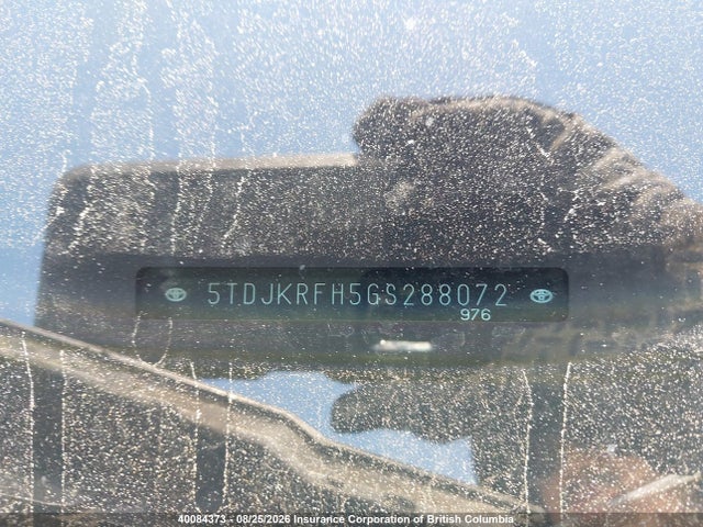 40084373 :رقم المزاد ، 5TDJKRFH5GS288072 vin ، 2016 Toyota Highlander Xle مزاد بيع