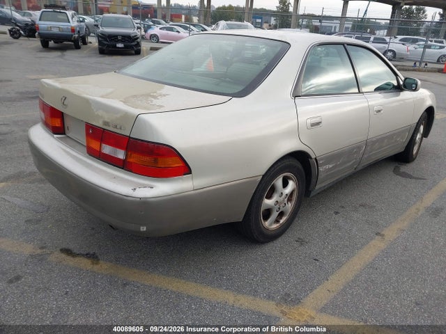 1998 Lexus Es 300 მანქანა იყიდება აუქციონზე, vin: JT8BF28G7W0141322, აუქციონის ნომერი: 40089605