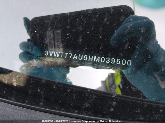 40078599 :رقم المزاد ، 3VWTT7AU9HM039500 vin ، 2017 Volkswagen Gti S مزاد بيع
