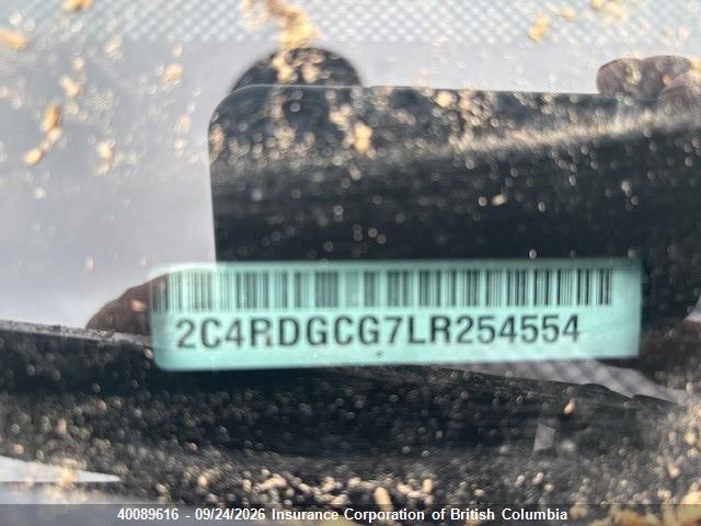 Продаж на аукціоні авто 2020 Dodge Grand Caravan Sxt, vin: 2C4RDGCG7LR254554, номер лоту: 40089616