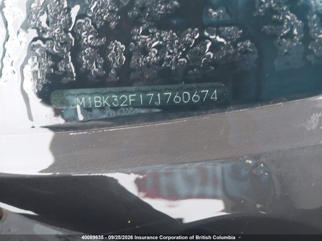 Продажа на аукционе авто 2007 Mazda Mazda3 Gs/gx, vin: JM1BK32F171760674, номер лота: 40089635