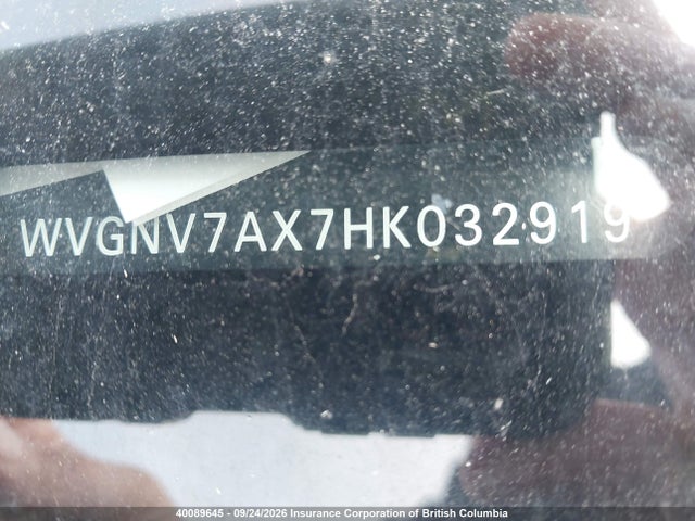 Aukcja sprzedaży 2017 Volkswagen Tiguan Wolfsburg Edition, vin: WVGNV7AX7HK032919, numer aukcji: 40089645