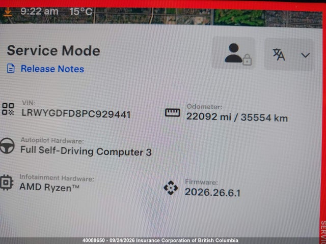 40089650 :رقم المزاد ، LRWYGDFD8PC929441 vin ، 2023 Tesla Model Y مزاد بيع